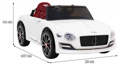 Auto Na Akumulator Bentley EXP 12 Biały Pilot Elegancki Wygląd LED MP3 Auto Na Akumulator Bentley EXP 12 Biały Pilot Elegancki Wygląd LED MP3