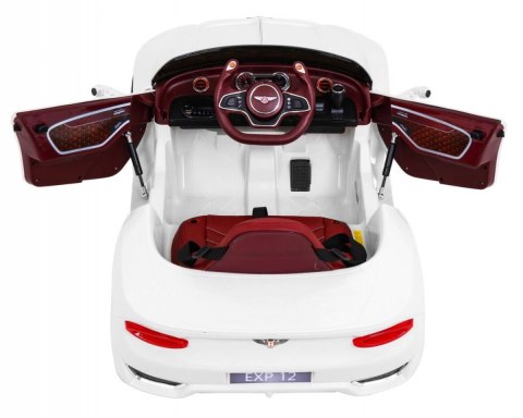 Auto Na Akumulator Bentley EXP 12 Biały Pilot Elegancki Wygląd LED MP3 Auto Na Akumulator Bentley EXP 12 Biały Pilot Elegancki Wygląd LED MP3