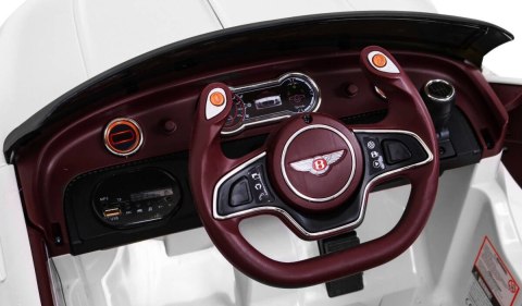 Auto Na Akumulator Bentley EXP 12 Biały Pilot Elegancki Wygląd LED MP3 Auto Na Akumulator Bentley EXP 12 Biały Pilot Elegancki Wygląd LED MP3