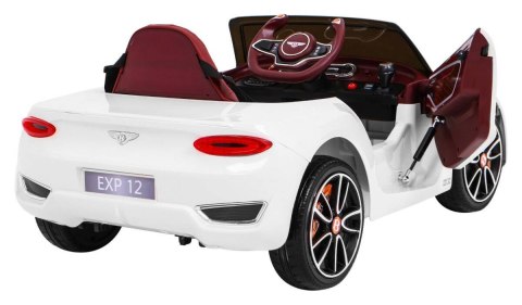 Auto Na Akumulator Bentley EXP 12 Biały Pilot Elegancki Wygląd LED MP3 Auto Na Akumulator Bentley EXP 12 Biały Pilot Elegancki Wygląd LED MP3