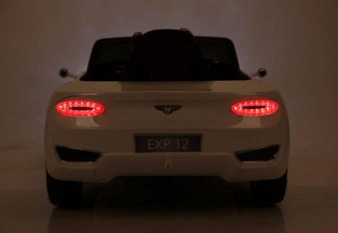 Auto Na Akumulator Bentley EXP 12 Biały Pilot Elegancki Wygląd LED MP3 Auto Na Akumulator Bentley EXP 12 Biały Pilot Elegancki Wygląd LED MP3