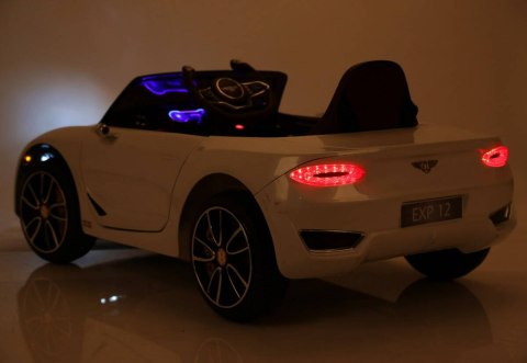Auto Na Akumulator Bentley EXP 12 Biały Pilot Elegancki Wygląd LED MP3 Auto Na Akumulator Bentley EXP 12 Biały Pilot Elegancki Wygląd LED MP3