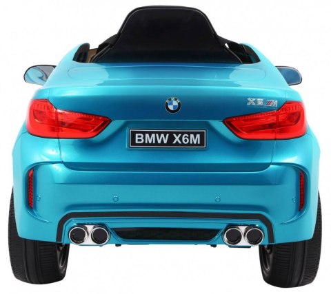 Auto Na Akumulator BMW X6M Niebieski Pilot Wolny Start EVA Panel audio LED