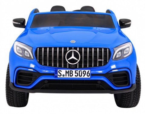 Auto Na Akumulator Mercedes GLC 63S Niebieski Napęd 4x4 MP4 LED Ekoskóra Auto Na Akumulator Mercedes GLC 63S Niebieski Napęd 4x4 MP4 LED Ekoskóra
