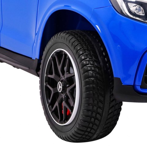 Auto Na Akumulator Mercedes GLC 63S Niebieski Napęd 4x4 MP4 LED Ekoskóra Auto Na Akumulator Mercedes GLC 63S Niebieski Napęd 4x4 MP4 LED Ekoskóra