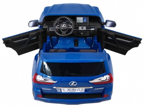 Auto Na Akumulator Lexus LX570 Niebieski Pilot Koła EVA Radio MP3 LED Auto Na Akumulator Lexus LX570 Niebieski Pilot Koła EVA Radio MP3 LED
