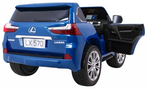 Auto Na Akumulator Lexus LX570 Niebieski Pilot Koła EVA Radio MP3 LED Auto Na Akumulator Lexus LX570 Niebieski Pilot Koła EVA Radio MP3 LED
