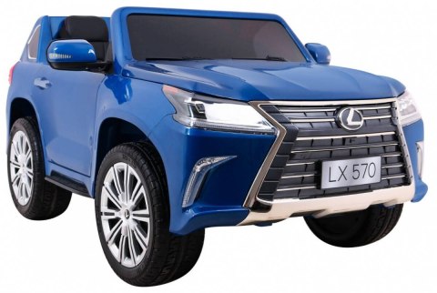 Auto Na Akumulator Lexus LX570 Niebieski Pilot Koła EVA Radio MP3 LED Auto Na Akumulator Lexus LX570 Niebieski Pilot Koła EVA Radio MP3 LED