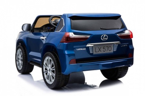 Auto Na Akumulator Lexus LX570 Niebieski Pilot Koła EVA Radio MP3 LED Auto Na Akumulator Lexus LX570 Niebieski Pilot Koła EVA Radio MP3 LED
