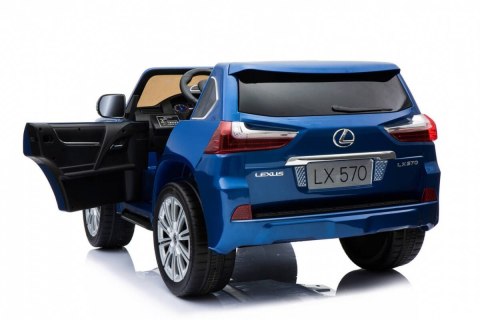 Auto Na Akumulator Lexus LX570 Niebieski Pilot Koła EVA Radio MP3 LED Auto Na Akumulator Lexus LX570 Niebieski Pilot Koła EVA Radio MP3 LED