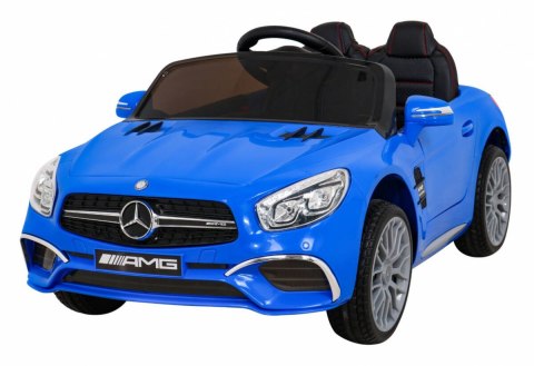 Auto Na Akumulator Mercedes Benz AMG SL65S Niebieski Pilot MP3 LED Ekoskóra Auto Na Akumulator Mercedes Benz AMG SL65S Niebieski Pilot MP3 LED Ekoskóra