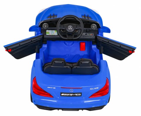 Auto Na Akumulator Mercedes Benz AMG SL65S Niebieski Pilot MP3 LED Ekoskóra Auto Na Akumulator Mercedes Benz AMG SL65S Niebieski Pilot MP3 LED Ekoskóra