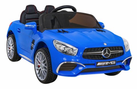 Auto Na Akumulator Mercedes Benz AMG SL65S Niebieski Pilot MP3 LED Ekoskóra Auto Na Akumulator Mercedes Benz AMG SL65S Niebieski Pilot MP3 LED Ekoskóra