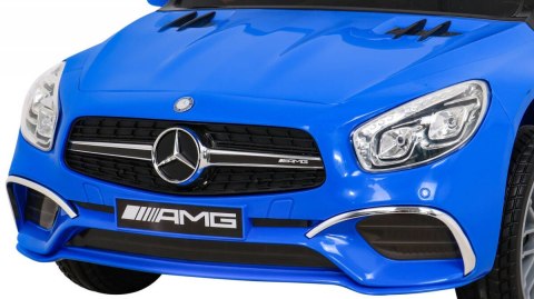 Auto Na Akumulator Mercedes Benz AMG SL65S Niebieski Pilot MP3 LED Ekoskóra Auto Na Akumulator Mercedes Benz AMG SL65S Niebieski Pilot MP3 LED Ekoskóra