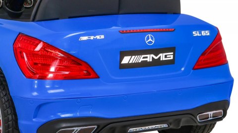 Auto Na Akumulator Mercedes Benz AMG SL65S Niebieski Pilot MP3 LED Ekoskóra Auto Na Akumulator Mercedes Benz AMG SL65S Niebieski Pilot MP3 LED Ekoskóra