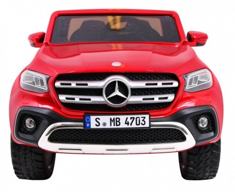 Auto Na Akumulator Mercedes Benz X-Class Czerwony Pilot Napęd 4x4 MP4 LED Auto Na Akumulator Mercedes Benz X-Class Czerwony Pilot Napęd 4x4 MP4 LED