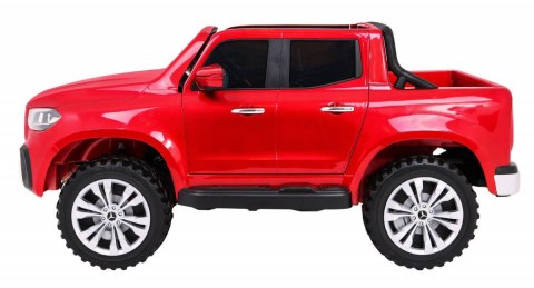 Auto Na Akumulator Mercedes Benz X-Class Czerwony Pilot Napęd 4x4 MP4 LED Auto Na Akumulator Mercedes Benz X-Class Czerwony Pilot Napęd 4x4 MP4 LED