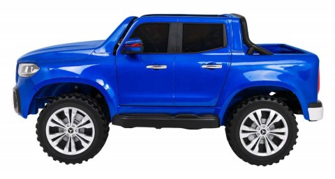 Auto Na Akumulator Mercedes Benz X-Class Niebieski Pilot Napęd 4x4 MP4 EVA Auto Na Akumulator Mercedes Benz X-Class Niebieski Pilot Napęd 4x4 MP4 EVA