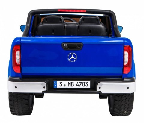 Auto Na Akumulator Mercedes Benz X-Class Niebieski Pilot Napęd 4x4 MP4 EVA Auto Na Akumulator Mercedes Benz X-Class Niebieski Pilot Napęd 4x4 MP4 EVA
