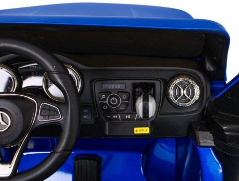 Auto Na Akumulator Mercedes Benz X-Class Niebieski Pilot Napęd 4x4 MP4 EVA Auto Na Akumulator Mercedes Benz X-Class Niebieski Pilot Napęd 4x4 MP4 EVA