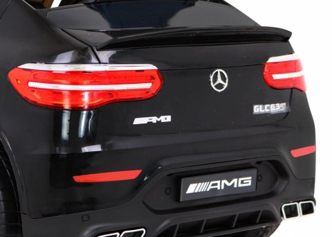 Auto Na Akumulator Mercedes Benz GLC63S Czarny Pilot Napęd 4x4 MP3 LED EVA