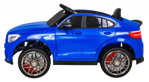 Auto Na Akumulator Mercedes Benz GLC63S Niebieski Pilot Napęd 4x4 MP3 LED