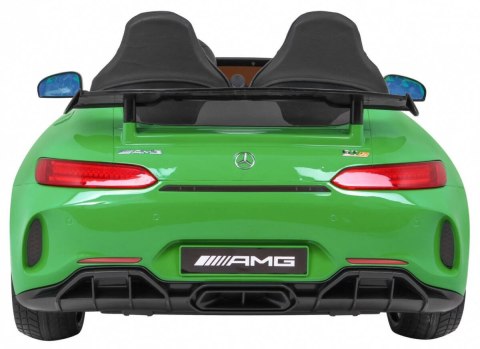 Auto Na Akumulator Mercedes-Benz GT R Zielony Napęd 4x4 Pilot MP3 LED