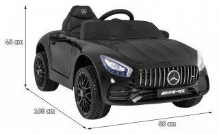 Auto Na Akumulator Mercedes Benz GT Czarny + Pilot + Wolny Start + MP3 LED