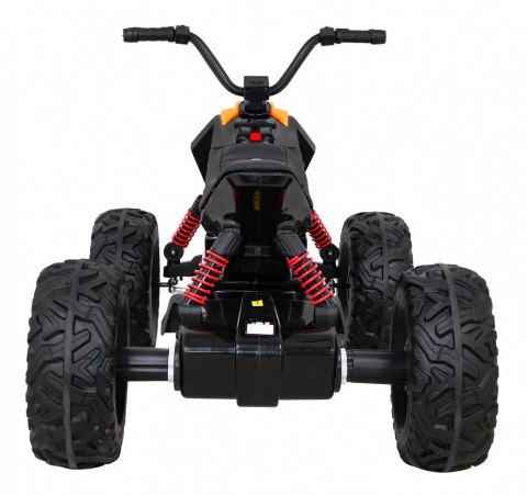 Quad Na Akumulator Lucky Seven Czarny Koła EVA Wolny Start LED MP3 USB