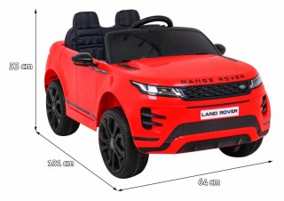 Auto Na Akumulator Range Rover Evoque Czerwony Pilot Wolny Start MP3 LED