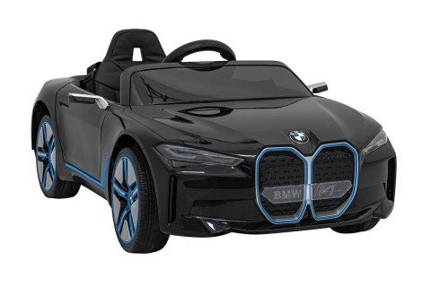 Auto Na Akumulator BMW i4 Czarny Wolny Start EVA Ekoskóra Audio LED Pilot