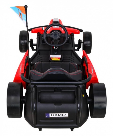 Gokart Na Akumulator Speed 7 Drift King Czerwony Funkcja driftu 2 Prędkości Gokart Na Akumulator Speed 7 Drift King Czerwony Funkcja driftu 2 Prędkości
