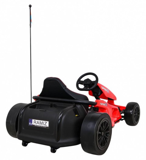 Gokart Na Akumulator Speed 7 Drift King Czerwony Funkcja driftu 2 Prędkości Gokart Na Akumulator Speed 7 Drift King Czerwony Funkcja driftu 2 Prędkości