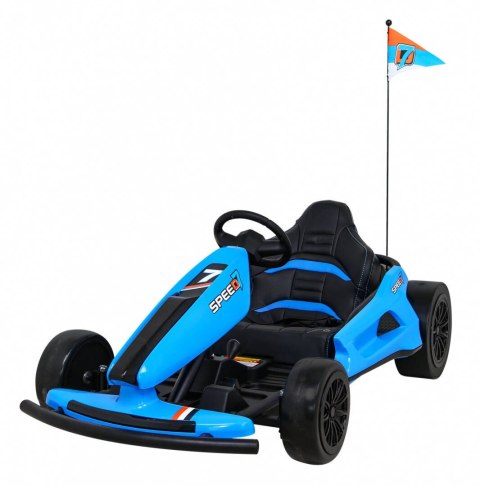 Gokart Na Akumulator Speed Drift King Niebieski Funkcja driftu 2 Prędkości Gokart Na Akumulator Speed Drift King Niebieski Funkcja driftu 2 Prędkości