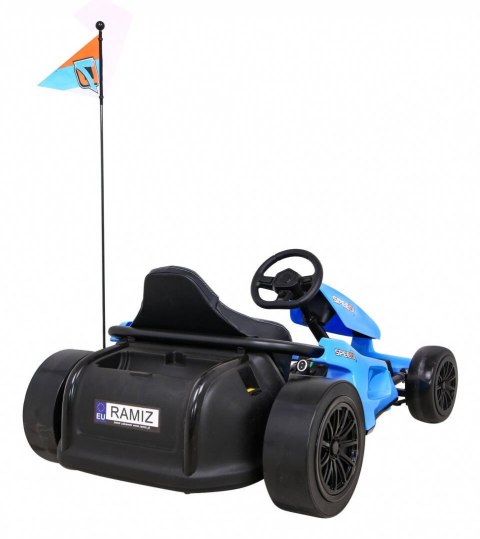 Gokart Na Akumulator Speed Drift King Niebieski Funkcja driftu 2 Prędkości Gokart Na Akumulator Speed Drift King Niebieski Funkcja driftu 2 Prędkości