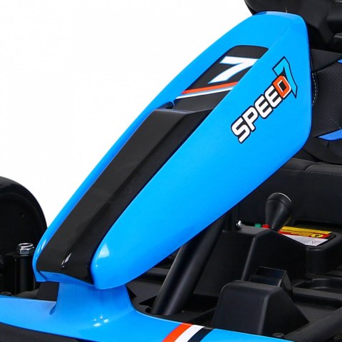 Gokart Na Akumulator Speed Drift King Niebieski Funkcja driftu 2 Prędkości Gokart Na Akumulator Speed Drift King Niebieski Funkcja driftu 2 Prędkości