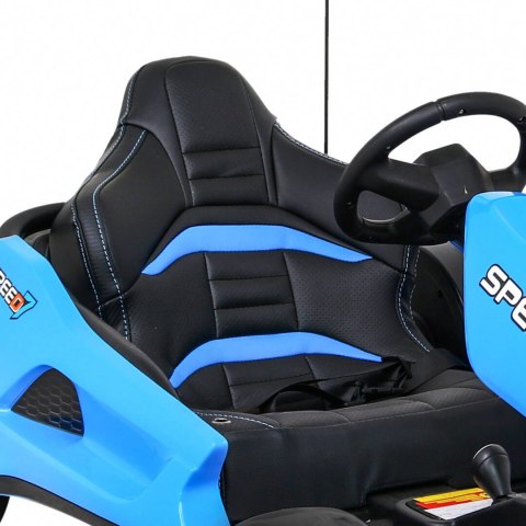 Gokart Na Akumulator Speed Drift King Niebieski Funkcja driftu 2 Prędkości Gokart Na Akumulator Speed Drift King Niebieski Funkcja driftu 2 Prędkości