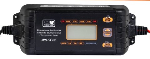 Ładowarka akumulatorowa z Wyświetlaczem LCD 12V i 24V + 2 Tryby specjalne Ładowarka akumulatorowa z Wyświetlaczem LCD 12V i 24V + 2 Tryby specjalne