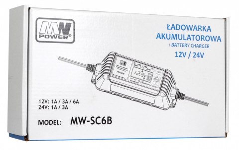 Ładowarka akumulatorowa z Wyświetlaczem LCD 12V i 24V + 2 Tryby specjalne Ładowarka akumulatorowa z Wyświetlaczem LCD 12V i 24V + 2 Tryby specjalne