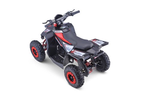 Mini Quad Na Akumulator HIPERFECT Czerwony 35km Silnik 1000W Światła LED Mini Quad Na Akumulator HIPERFECT Czerwony 35km Silnik 1000W Światła LED