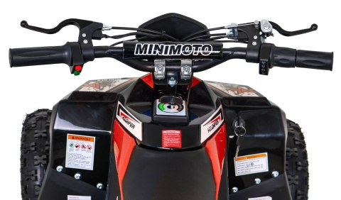 Mini Quad Na Akumulator HIPERFECT Czerwony 35km Silnik 1000W Światła LED Mini Quad Na Akumulator HIPERFECT Czerwony 35km Silnik 1000W Światła LED