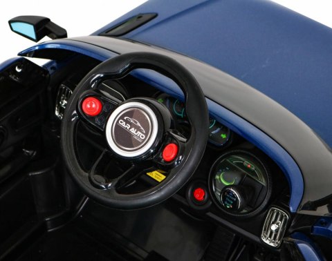 Auto Na Akumulator Super-S Niebieski Pilot Wolny Start Koła Dźwięki Światła Auto Na Akumulator Super-S Niebieski Pilot Wolny Start Koła Dźwięki Światła