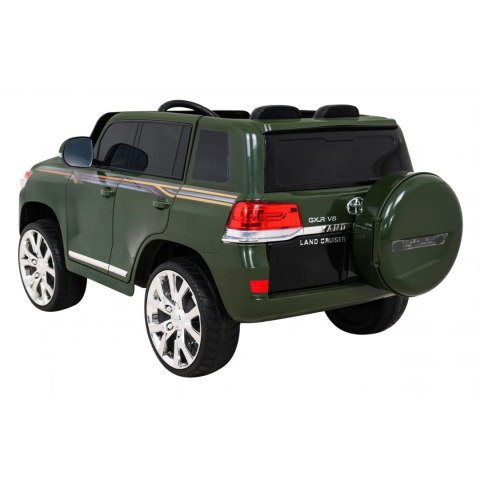 Auto Na Akumulator Toyota Land Cruiser Zielony Pilot Schowek EVA LED MP3 Auto Na Akumulator Toyota Land Cruiser Zielony Pilot Schowek EVA LED MP3