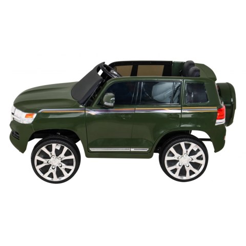 Auto Na Akumulator Toyota Land Cruiser Zielony Pilot Schowek EVA LED MP3 Auto Na Akumulator Toyota Land Cruiser Zielony Pilot Schowek EVA LED MP3