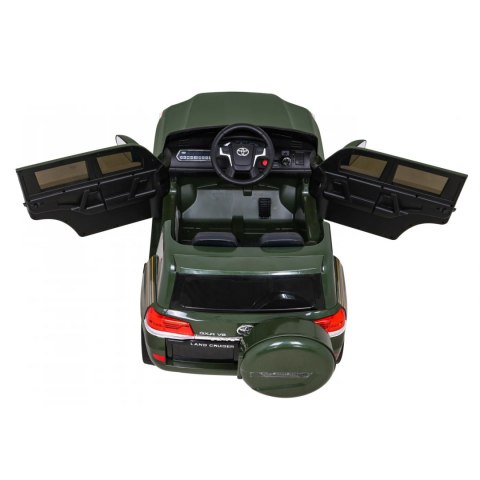 Auto Na Akumulator Toyota Land Cruiser Zielony Pilot Schowek EVA LED MP3 Auto Na Akumulator Toyota Land Cruiser Zielony Pilot Schowek EVA LED MP3