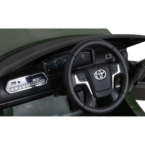 Auto Na Akumulator Toyota Land Cruiser Zielony Pilot Schowek EVA LED MP3 Auto Na Akumulator Toyota Land Cruiser Zielony Pilot Schowek EVA LED MP3