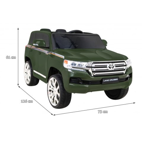 Auto Na Akumulator Toyota Land Cruiser Zielony Pilot Schowek EVA LED MP3 Auto Na Akumulator Toyota Land Cruiser Zielony Pilot Schowek EVA LED MP3
