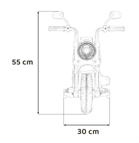 Motor Na Akumulator Chopper FASTER Różowy