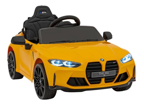 Auto Na Akumulator Pojazd BMW M4 Żółty Auto Na Akumulator Pojazd BMW M4 Żółty