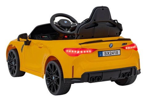Auto Na Akumulator Pojazd BMW M4 Żółty Auto Na Akumulator Pojazd BMW M4 Żółty